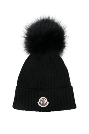 black wool cap MONCLER KIDS | K29543B00011M1131999